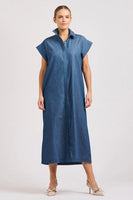 The Fifi Shirt Dress - Chambray