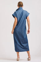 The Fifi Shirt Dress - Chambray