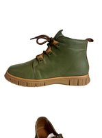 Manly Short Boot - Khaki/Tan