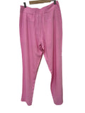 Linen Blend Pant -Barbie Pink