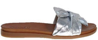 Rilasarre Leather Talent Slide - Silver