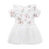 Aster & Oak Primrose Tutu Dress - White Girls Dress