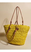 Amina Summer Basket - Yellow Decorative Storage Solution