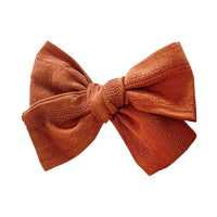 Missie Bow Hair Clips - Assorted Colours