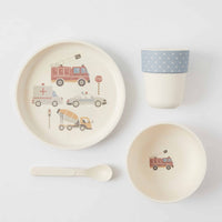 Transport Bamboo Dinner Set