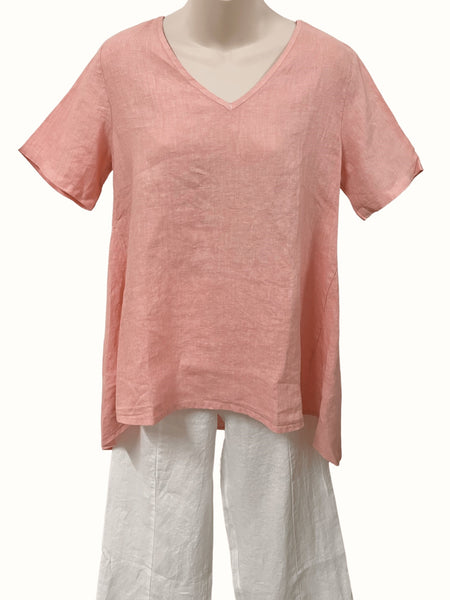 Vee Swing Top - Pink