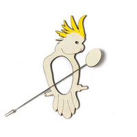 Scarf Pin - White Cockatoo