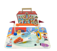 Circus Playset with Puzzle in Tin